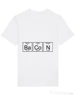 Tricou STANLEY STELLA barbat Bacon formula Alb