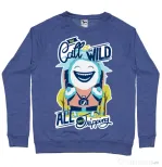 Bluza ADLER barbat Call of the wild Albastru melanj
