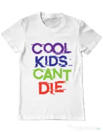 Tricou ADLER barbat Cool kids Alb