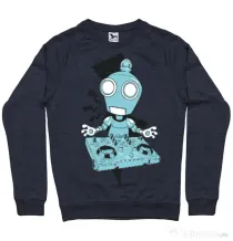 Bluza ADLER barbat Dj robot Denim inchis