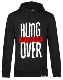 Hoodie barbat cu gluga Don't talk to me Negru