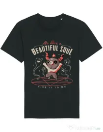 Tricou STANLEY STELLA barbat Beautiful soul Negru