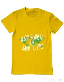 Tricou ADLER barbat Good planets Galben