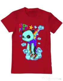 Tricou ADLER barbat High panda Rosu