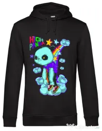 Hoodie barbat cu gluga High panda Negru