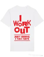Tricou STANLEY STELLA barbat I work out Alb