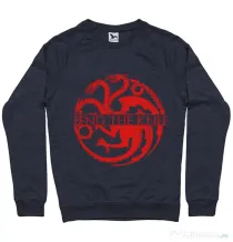 Bluza ADLER barbat Bend the knee Denim inchis