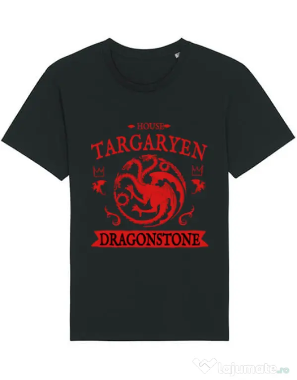 Tricou STANLEY STELLA barbat House Targaryen Negru