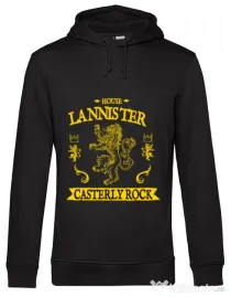 Hoodie barbat cu gluga House Lannister Negru
