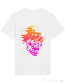 Tricou STANLEY STELLA barbat Distorted Alb