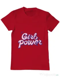 Tricou ADLER barbat Girl power Rosu