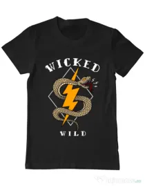 Tricou ADLER barbat Wicked wild Negru