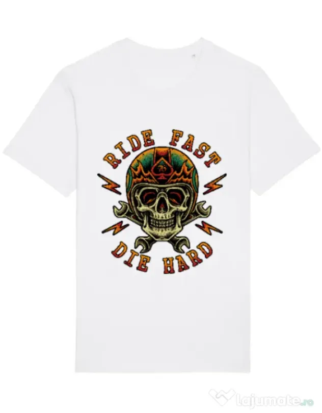 Tricou STANLEY STELLA barbat Bad rider Alb