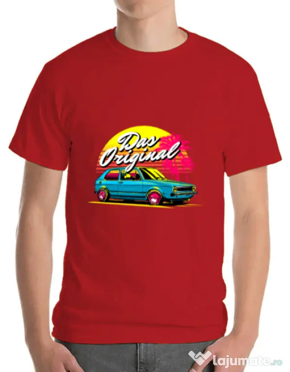Tricou ADLER barbat Das original Rosu