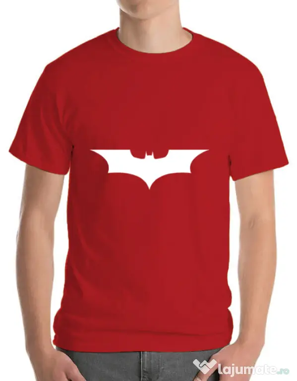 Tricou ADLER barbat Dark knight Rosu