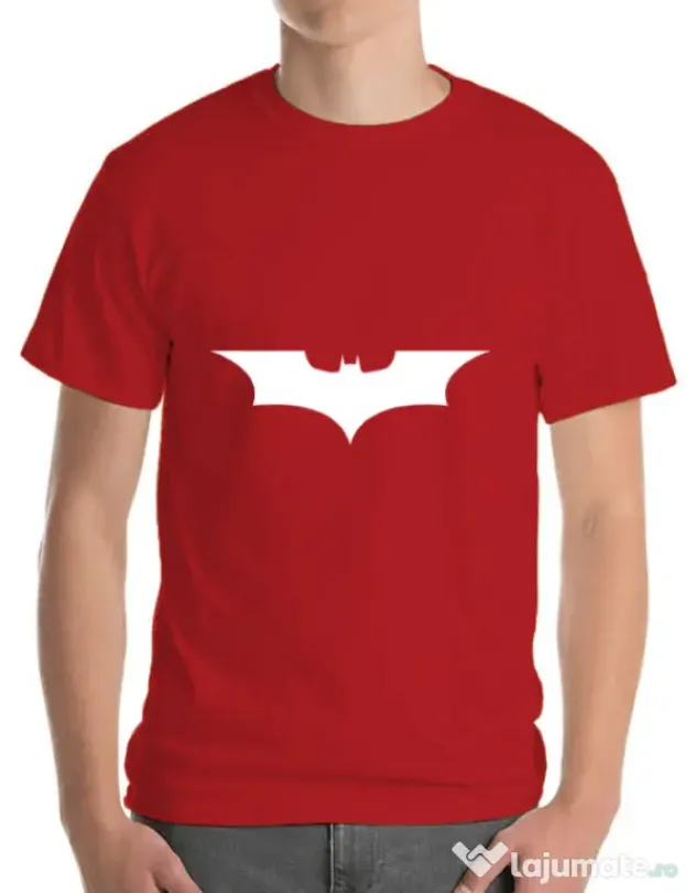 Tricou ADLER barbat Dark knight Rosu