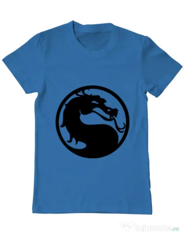 Tricou ADLER barbat Kombat time Albastru azuriu
