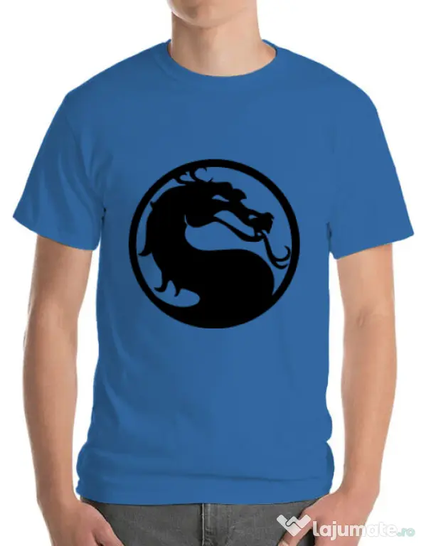Tricou ADLER barbat Kombat time Albastru azuriu