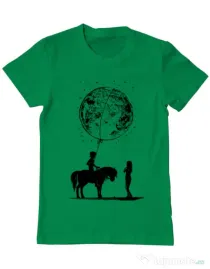 Tricou ADLER barbat Din alta lume Verde mediu