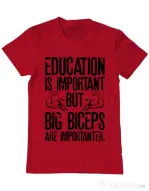 Tricou ADLER barbat Big biceps Rosu