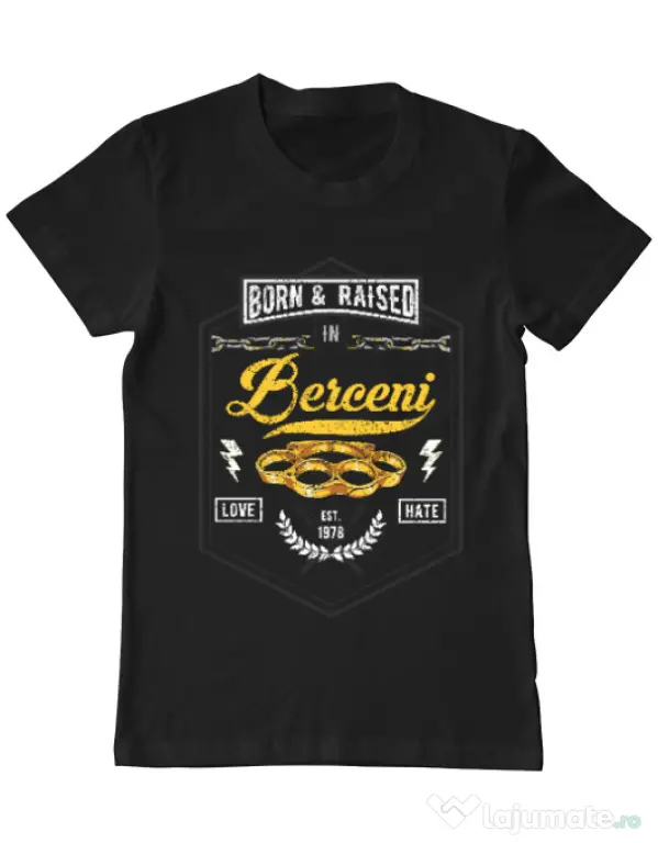 Tricou ADLER barbat Berceni Negru