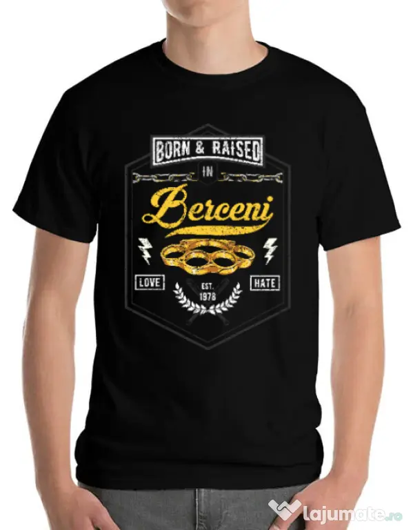 Tricou ADLER barbat Berceni Negru