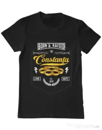 Tricou ADLER barbat Constanta Negru