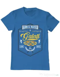 Tricou ADLER barbat Galati Albastru azuriu