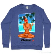Bluza ADLER barbat Weekend Albastru melanj