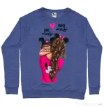 Bluza ADLER barbat Mama and baby Mouse Albastru melanj