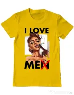 Tricou ADLER barbat Black tears Galben