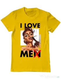 Tricou ADLER barbat Black tears Galben