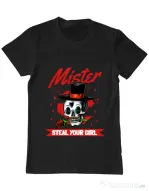 Tricou ADLER barbat Mr. steal your girl Negru