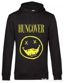 Hoodie barbat cu gluga Hungover Negru