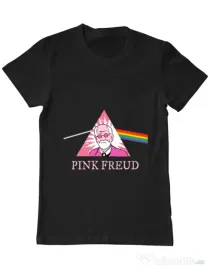 Tricou ADLER barbat Pink Freud Negru