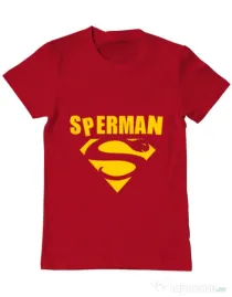 Tricou ADLER barbat Sperman Rosu