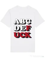 Tricou STANLEY STELLA barbat The alphabet Alb