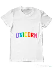 Tricou ADLER barbat Unicorn Alb