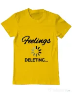 Tricou ADLER barbat Deleting feelings Galben