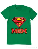 Tricou ADLER barbat Super mom Verde mediu