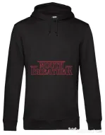 Hoodie barbat cu gluga Mouth breather Negru