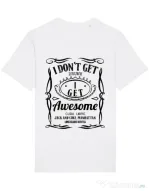 Tricou STANLEY STELLA barbat I get awesome Alb