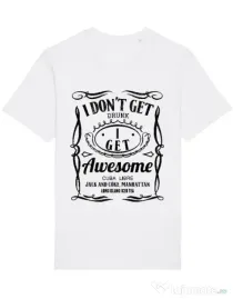 Tricou STANLEY STELLA barbat I get awesome Alb