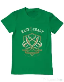Tricou ADLER barbat East Coast Verde mediu