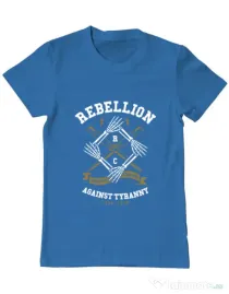 Tricou ADLER barbat Rebellion Albastru azuriu
