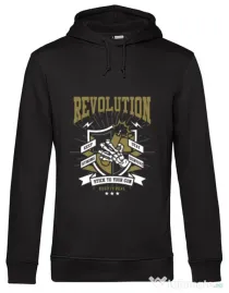 Hoodie barbat cu gluga Revolution Negru