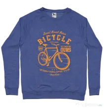 Bluza ADLER barbat Bicycle Albastru melanj