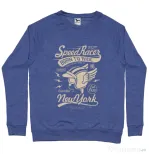 Bluza ADLER barbat Speed Racer Albastru melanj