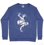 Bluza ADLER barbat Skatetrooper Albastru melanj