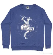 Bluza ADLER barbat Skatetrooper Albastru melanj